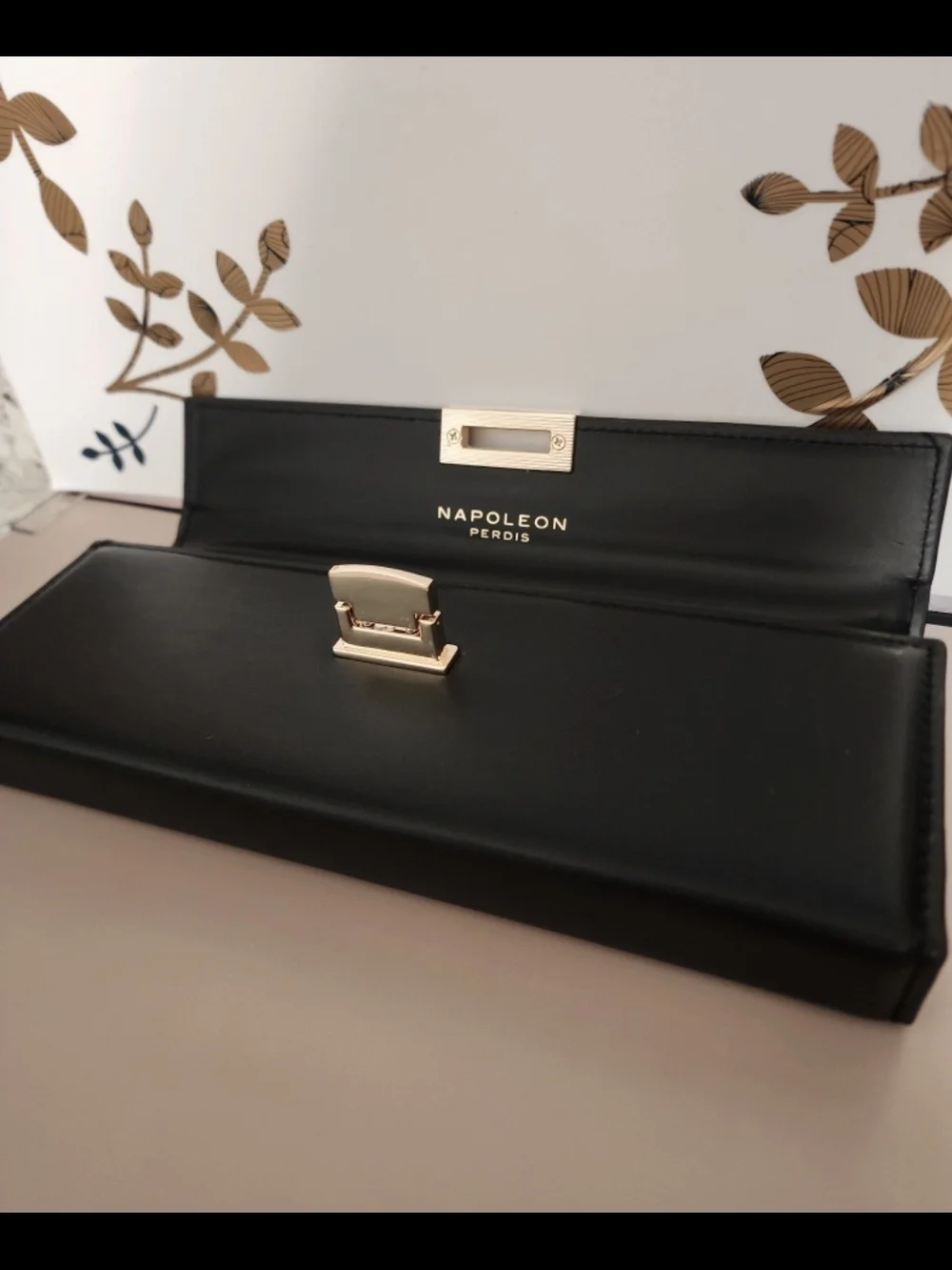 Napoleon Perdis Black and Gold Makeup Brush Set Box